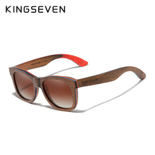 Load image into Gallery viewer, KINGSEVEN Handmade 2020 Natural Wooden Men&#39;s Glasses Polarized Sunglasses Gradient Lens Women Traveling Vintage Oculos De Sol