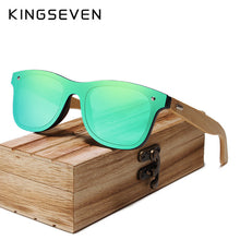 Load image into Gallery viewer, KINGSEVEN 2019 Bamboo Polarized Sunglasses Men Wooden Sun glasses Women Brand Original Wood Glasses Oculos de sol masculino